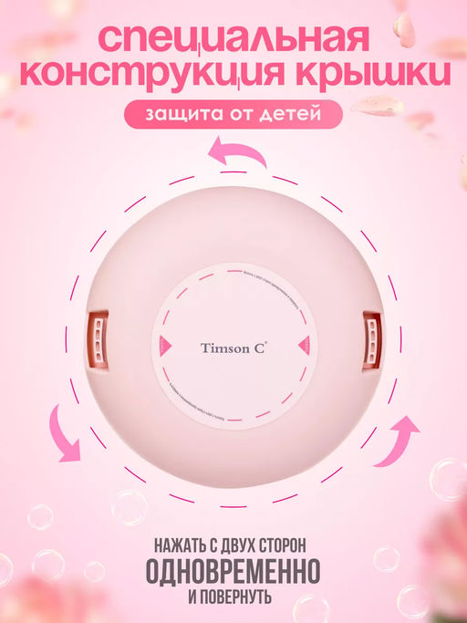 Капсулы для стирки Timson Море цветов (80шт/800г) - Synergetic фото 5