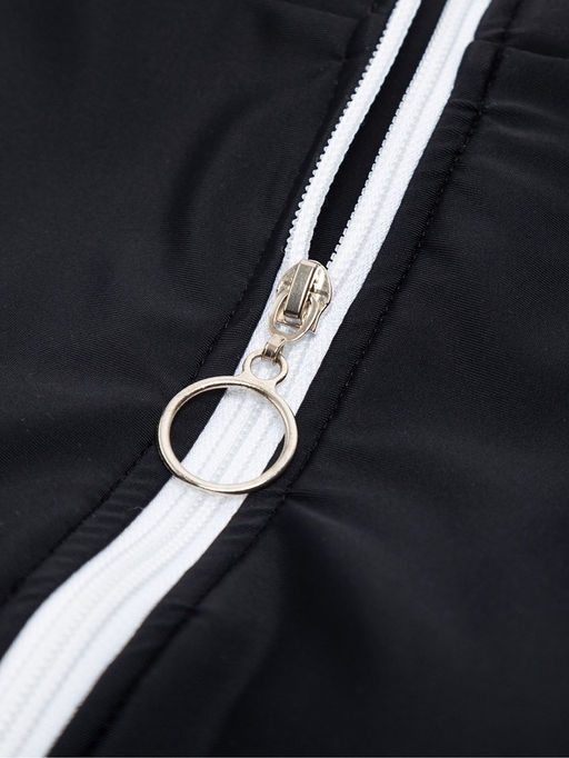 Купальник женский раздельный на молнии MINAKU, размер 44, чёрный