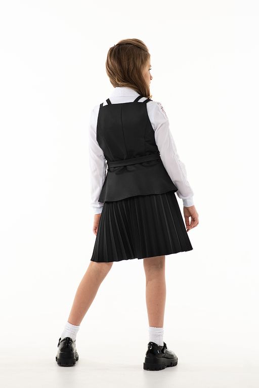 Школьный жилет для девочки Mooriposh, модель 1114