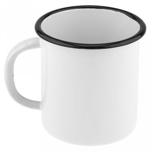 "Сентябрь" Кружка эмалированная 1л, д10,5см, h12см, белый (Россия)