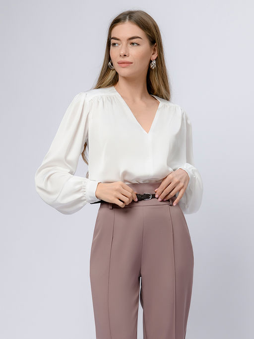 УЦЕНКА. Брюки цвета мокко зауженные - 1001dress фото 2