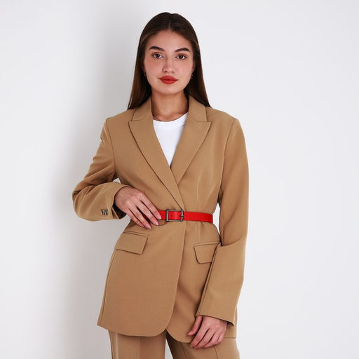 Ремень женский, ширина 2,4 см, пряжка металл, цвет красный - Simaland фото 3