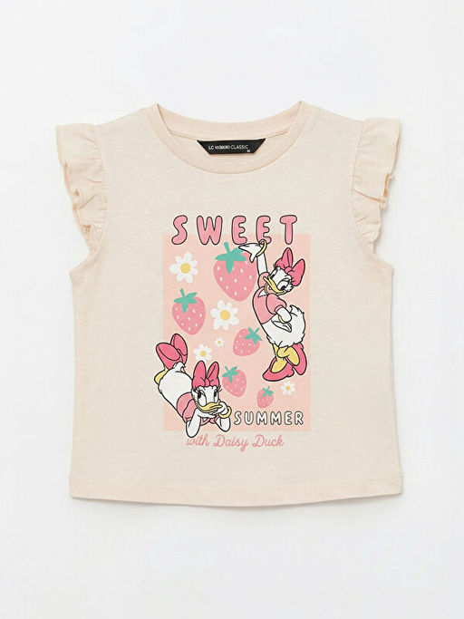 Daisy Duck Bask?l? K?z Bebek Bluz ve ?ort