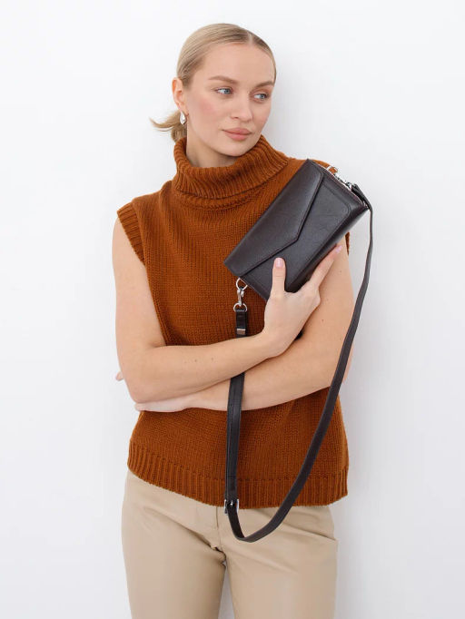 Сумка 1128CH coffee Polina&Eiterou