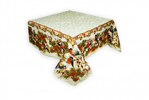 Снегири - гобеленовая скатерть 140х215 - Гобеленглавснаб фото 5
