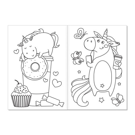 Цена за 2 шт. Раскраска Волшебный мир, А5, 12 стр.