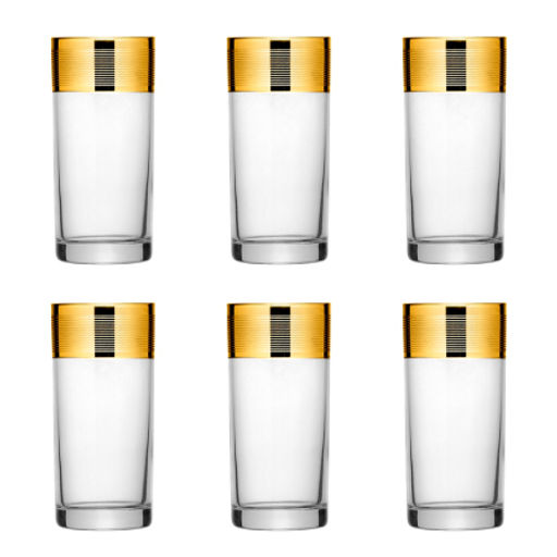 MS402-88 Набор 6 стаканов д/сока "ЛОФТ" 290 мл (х4)