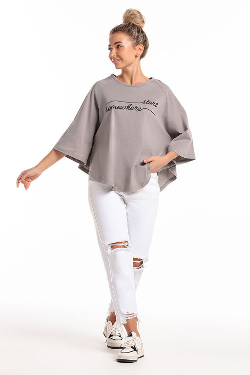 Пончо туника женская