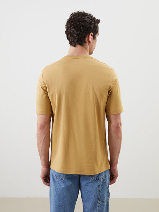 Bisiklet Yaka Penye Erkek Ti??rt