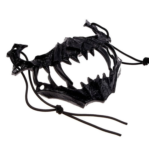 Маска «Челюсть дракона» чёрная