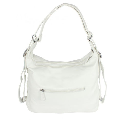 Сумка женская искусственная кожа Guecca-218 (рюкзак-change), 2отд, белый SALE 264060 - Adelia фото 2