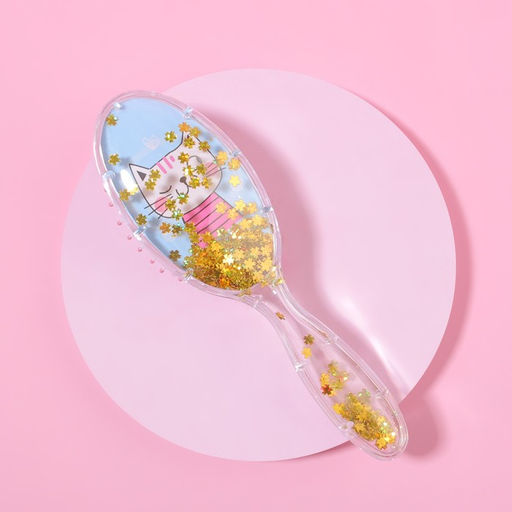 Расчёска- шейкер «Кошечки», 5.3×18.3 (±1) см, МИКС