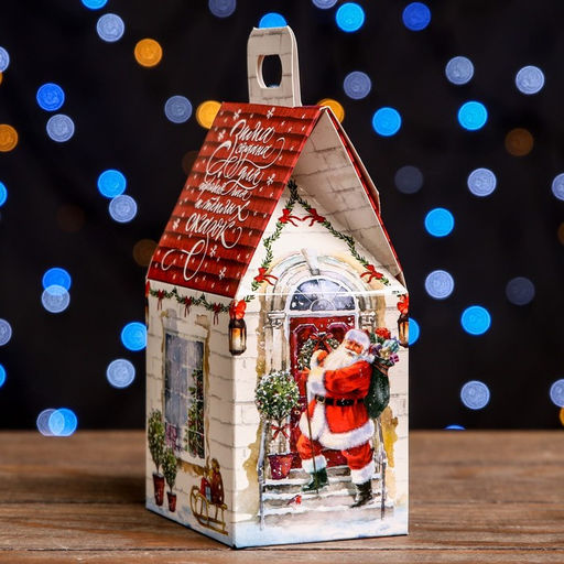 Цена за 5 шт. Подарочная коробка Домик Тёплая сказка,9,1 х 7 х 15,7 см - Simaland фото 8