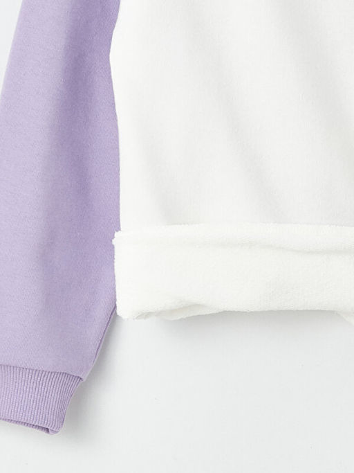 Bisiklet Yaka Minnie Mouse Bask?l? Uzun Kollu K?z ?ocuk Sweatshirt - Waikiki фото 2