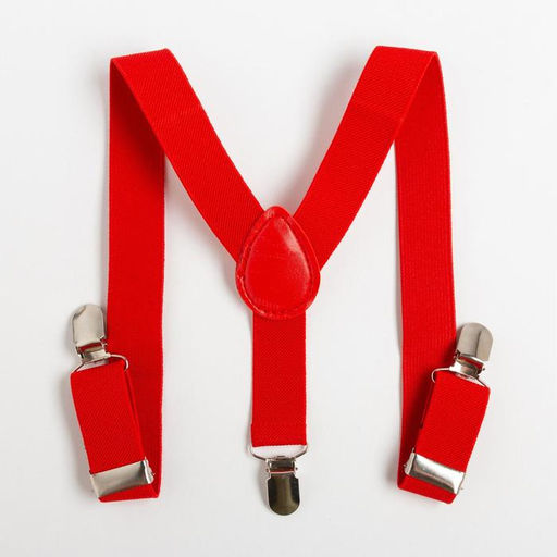 Набор детский KAFTAN Белый мишка подтяжки и галстук-бабочка, п/э  фото 3