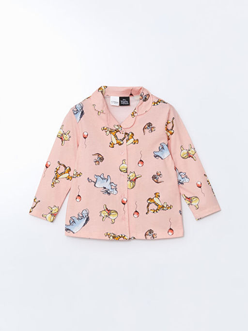 Winnie the Pooh Bask?l? K?z ?ocuk Pijama Tak?m