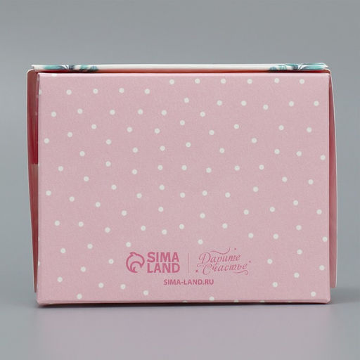 Цена за 5 шт. Кондитерская упаковка, коробка с ламинацией «8 марта», 10 х 8 х 3.5 см