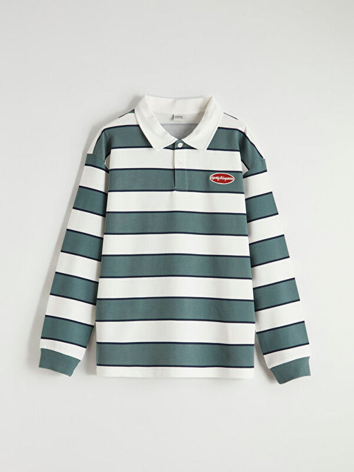 ?izgili Polo Yaka Erkek ?ocuk Ti??rt