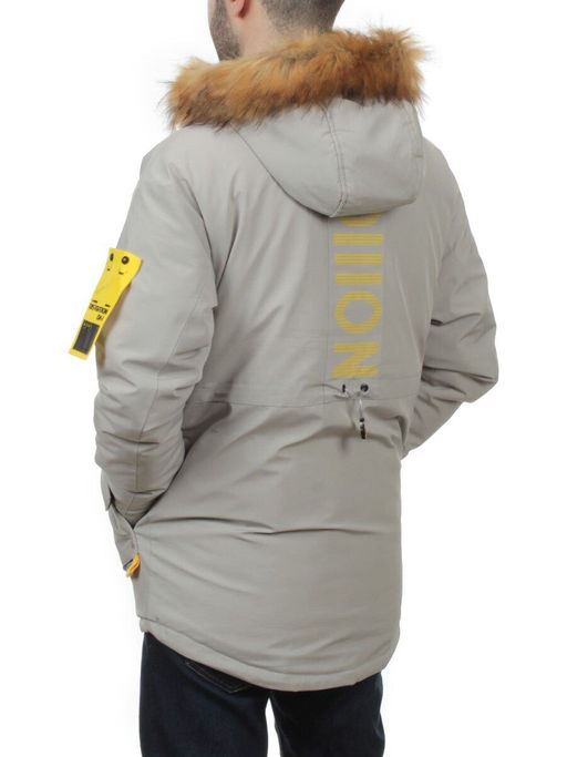 2170 GRAY BEIGE Куртка мужская зимняя облегченная (150 гр. холлофайбер) - Fashion фото 7
