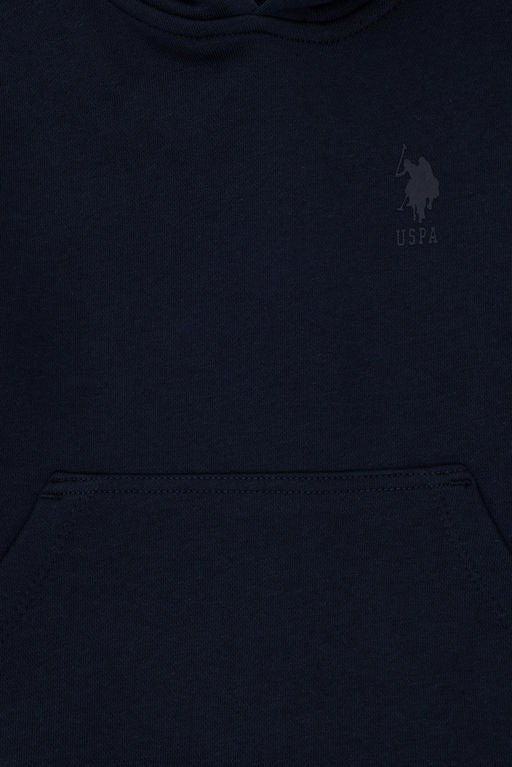 Базовая толстовка с капюшоном темно-синего цвета для мальчика - U.s. polo assn фото 5