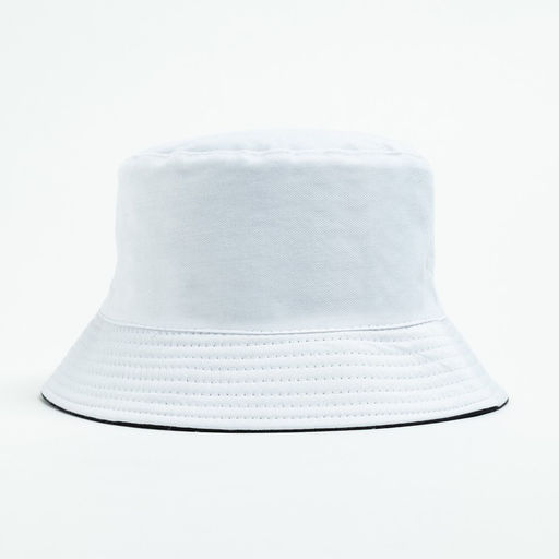 Панама двусторонняя унисекс MINAKU, цвет белый, чёрный, размер 56-58