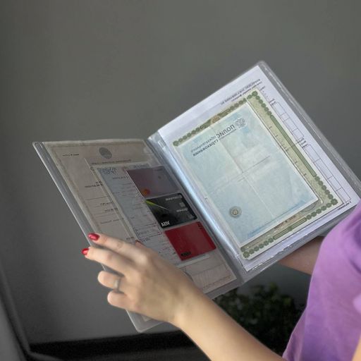 Папка для 2 комплектов документов синяя NEW (2572) - Мой органайзер фото 2