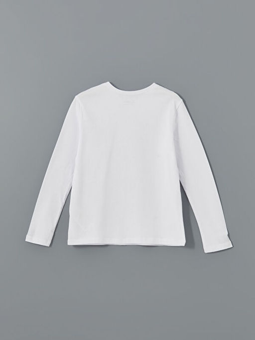 Bisiklet Yaka K?z ?ocuk Ti??rt