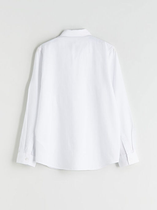 Basic Uzun Kollu Erkek ?ocuk G?mlek