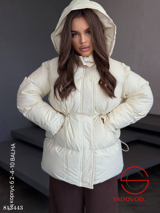 Куртка с капюшоном и регулируемой талией - Bruno фото 4