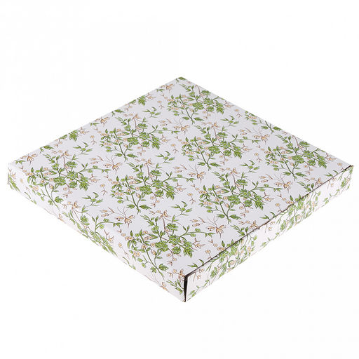 Флора Тарелка мелкая фарфоровая 250х246х24мм, с деколью, ассиметричная форма, в коробке (Китай) - Домашняя мода фото 6