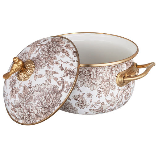 КАСТРЮЛЯ ЭМАЛИРОВАННАЯ LEFARD С КРЫШКОЙ, СЕРИЯ ROYAL GARDEN 2,1Л, ДИА.16СМ ПОДХОДИТ ДЛЯ ИНДУКЦИОН.ПЛ фото 3