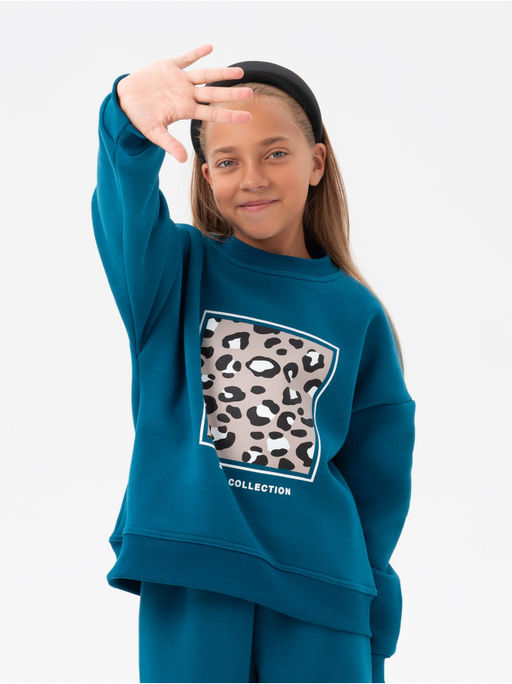 Костюм Пятнышки детский девочка изумруд - София фото 52