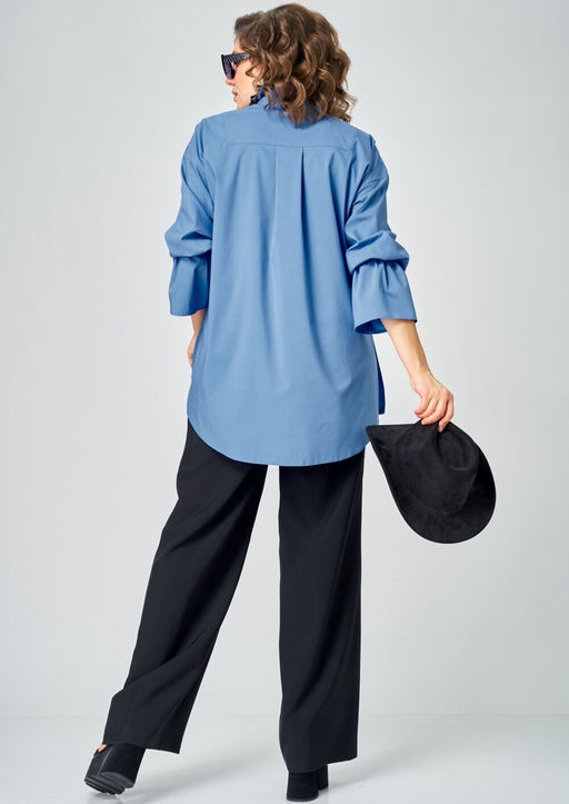 Блуза EVA GRANT 7080-1 голубой