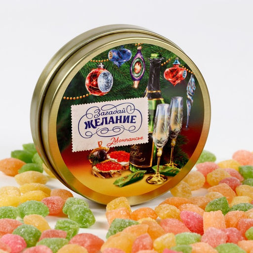 Леденцы монпансье в банке Загадай желание, 80 г - Фабрика счастья фото 4