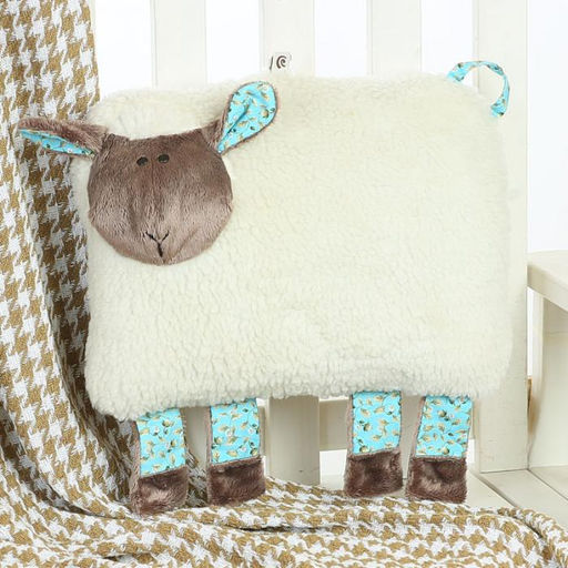 Подушка декоративная арт.1184692-25 Овечка НЮША шерсть