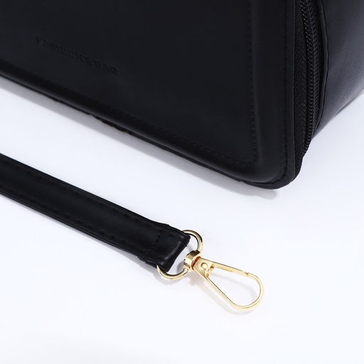 Сумка кросс-боди на молнии, цвет чёрный - Simaland фото 6
