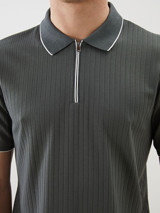 Polo Yaka Erkek Dokulu Ti??rt