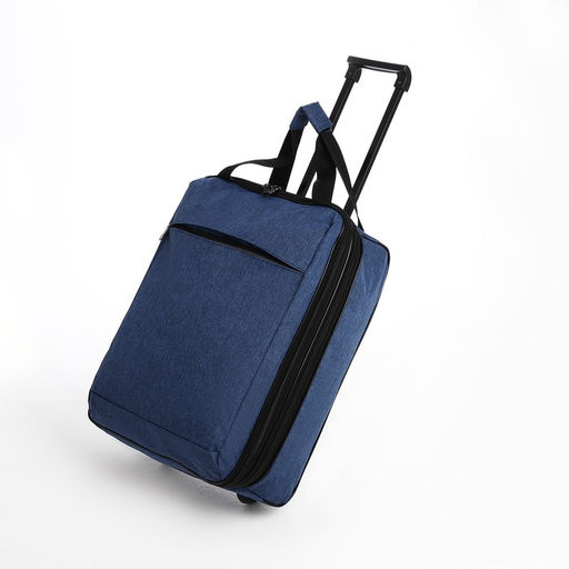 Чемодан на молнии, цвет синий - Simaland фото 3