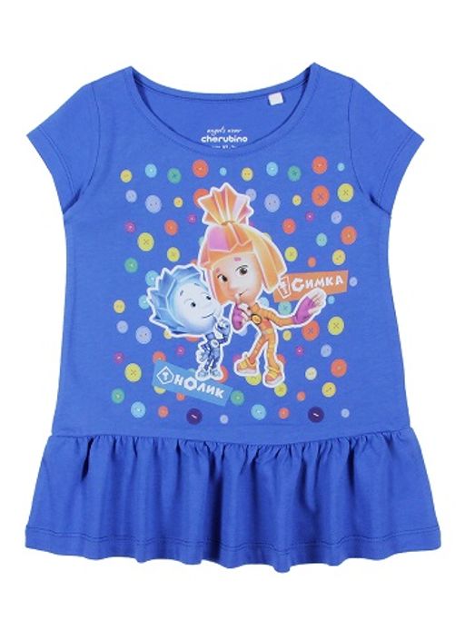 CRB wear/CAK 62139 Туника для девочки, лиловый/Ex.Cherubino