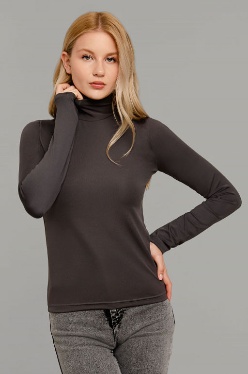 Арт.12803/6 Водолазка женская 42-50 (5 шт) Цвет:графит