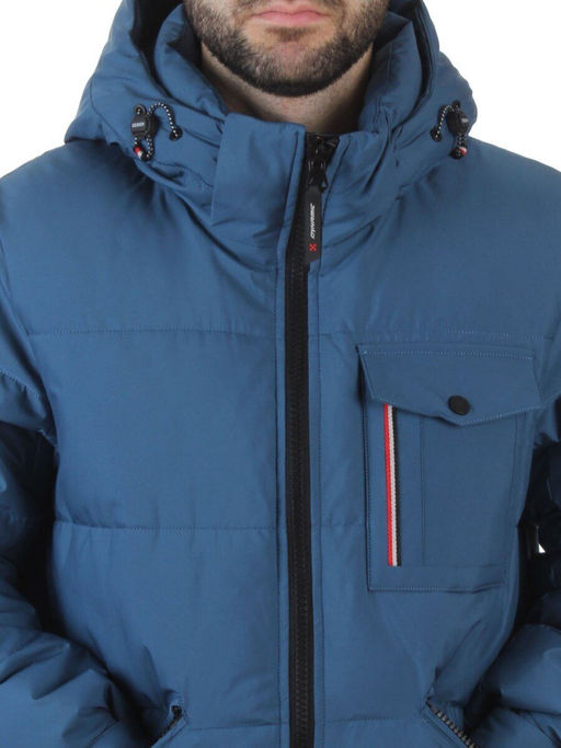 6393 BLUE Куртка мужская зимняя (200 гр. холлофайбер)