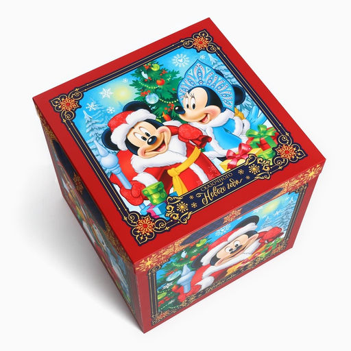 Коробка складная, новогодняя Сказочного Нового года, 30 ? 30 ? 30 см