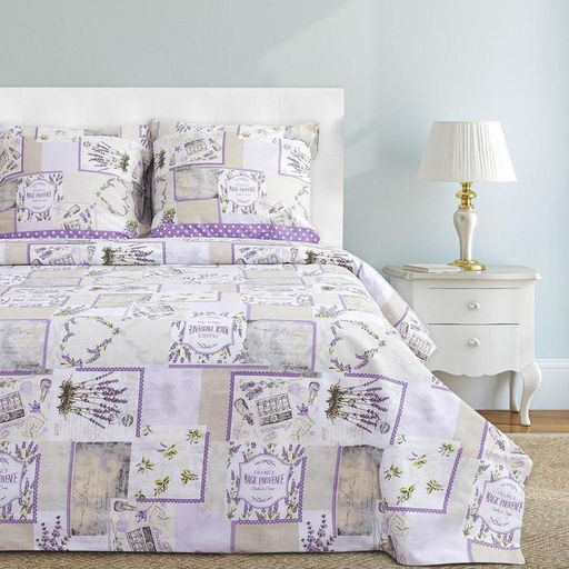 Постельное бельё Этель дуэт Лаванда 143215 см - 2 шт., 240*220 см, 7070 см - 2 шт., 100% хл, бязь 125 г/м  фото 7