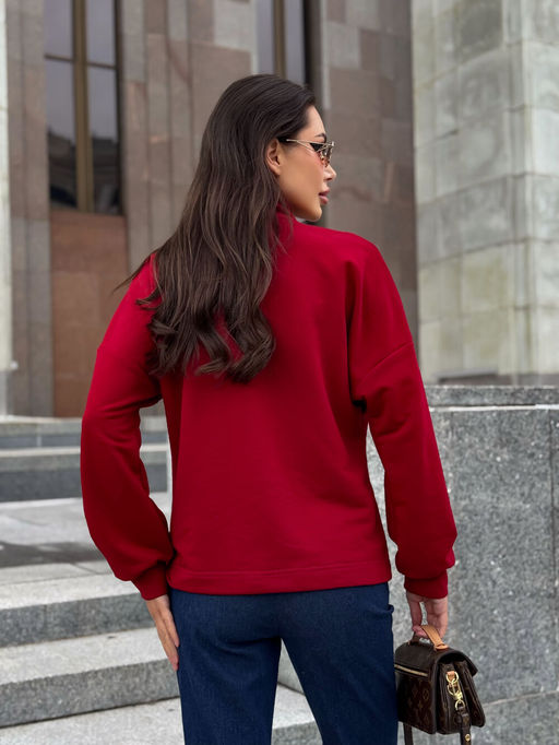 Джемпер AURA 2199-170 спелая вишня