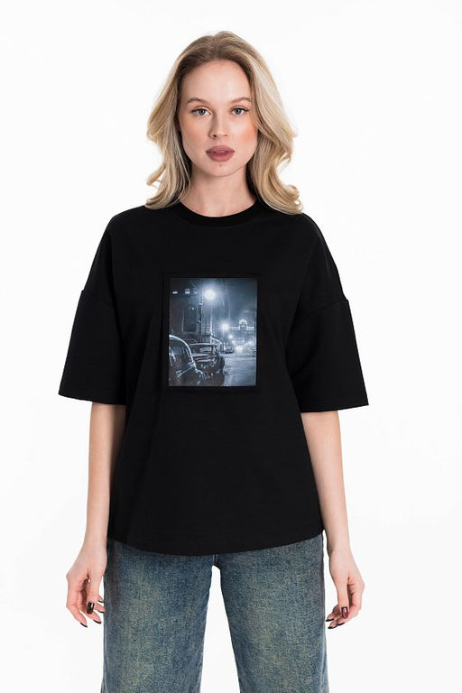 Футболка М324287Па черный