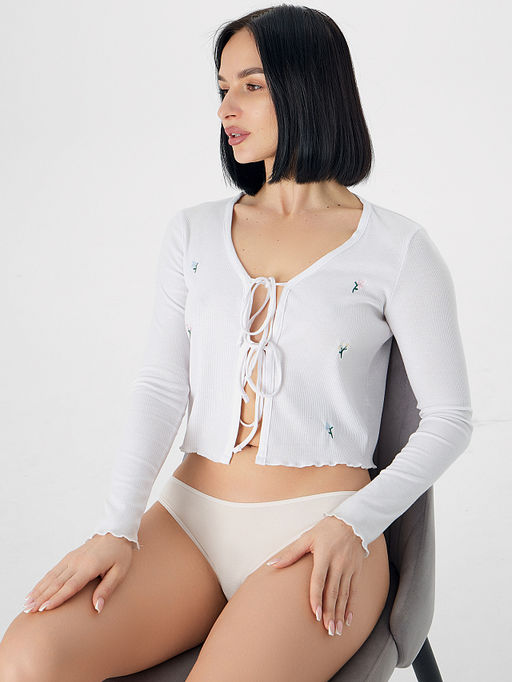 Трусы слипы женские в наборе, 7 шт