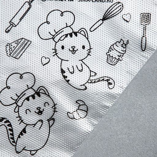 Кондитерские мешки «Котики» 35×20 см, 50 шт.