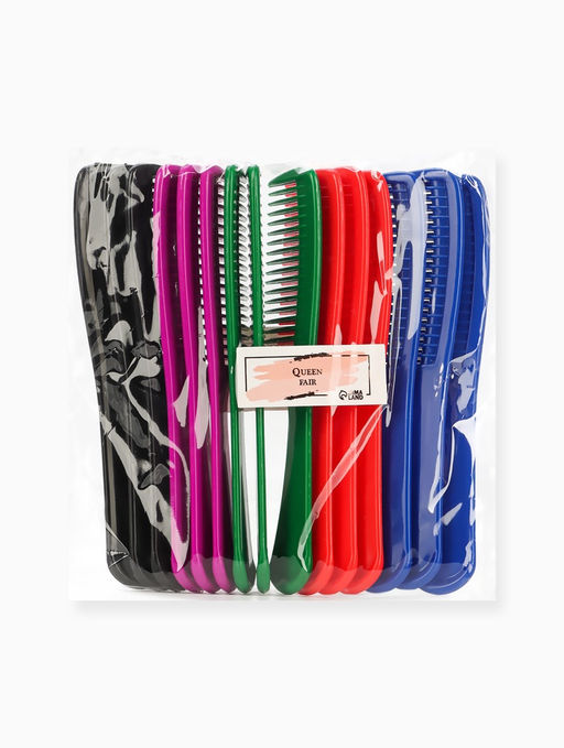 Цена за 20 шт. Расчёска с ручкой, 15×3.5 (±1) см, МИКС