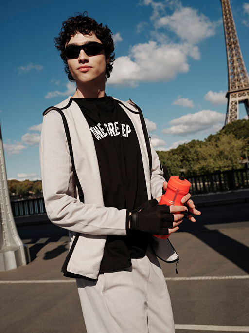 Bisiklet Yaka K?sa Kollu Erkek Spor Ti??rt