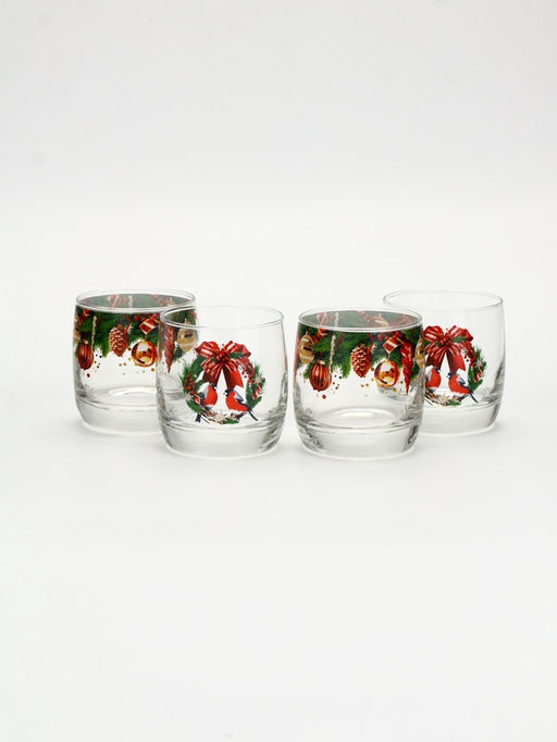 Стаканы Новогодний, 310 мл, подарочный набор 4 шт. - Дорого внимание фото 2